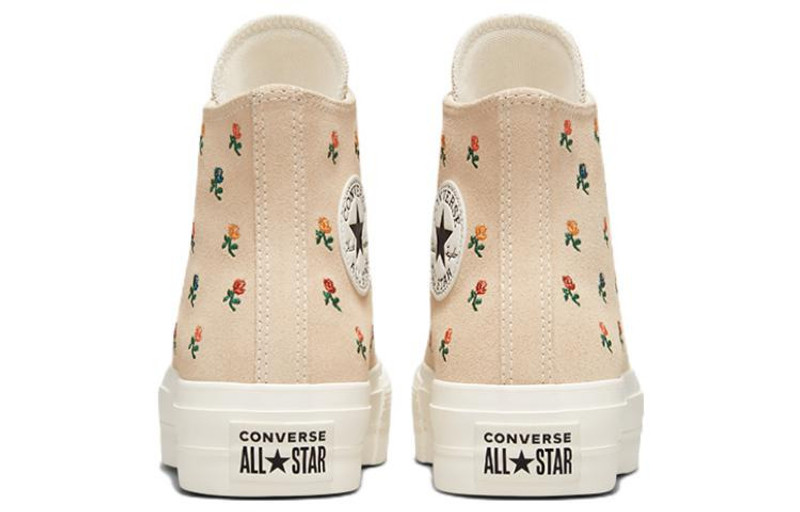 Converse (WMNS) 가로 척 테일러 모든 별 리프트 플랫폼 높은 'Embroidered Roses'A04300C outlook
