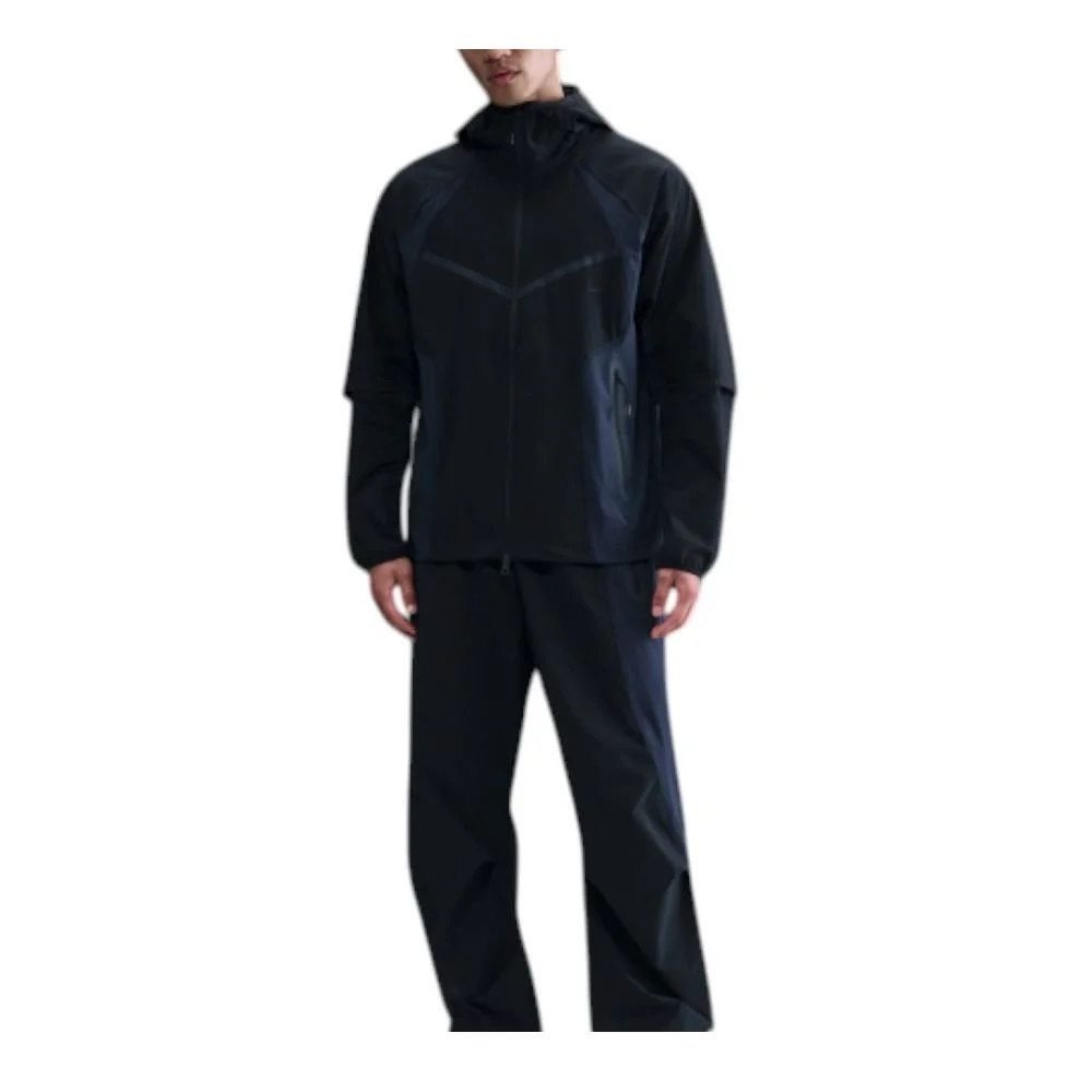 Nike Tech Woven Color-Block Loose Jacket 'Black Obsidian' IH8462-010 - 1