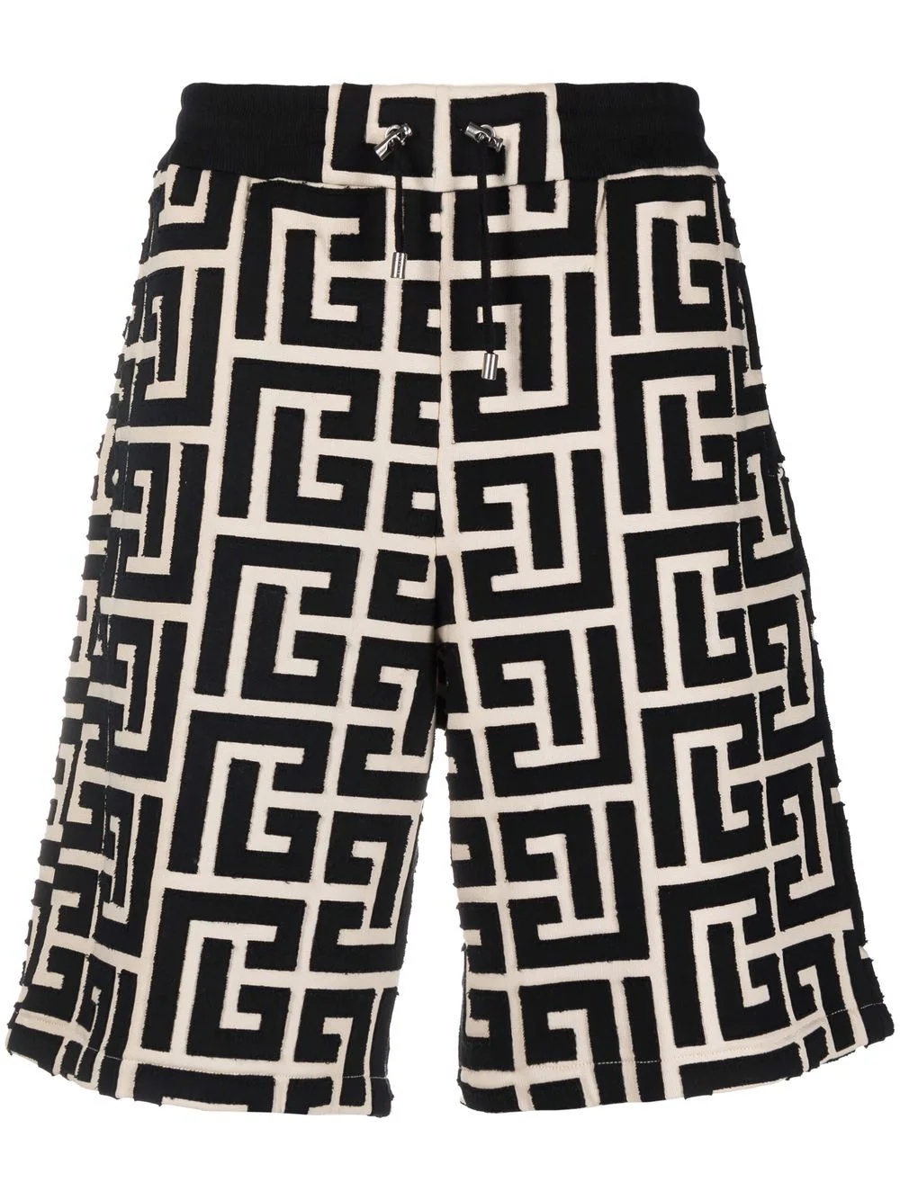 Maxi monogram-print bermuda shorts - 1