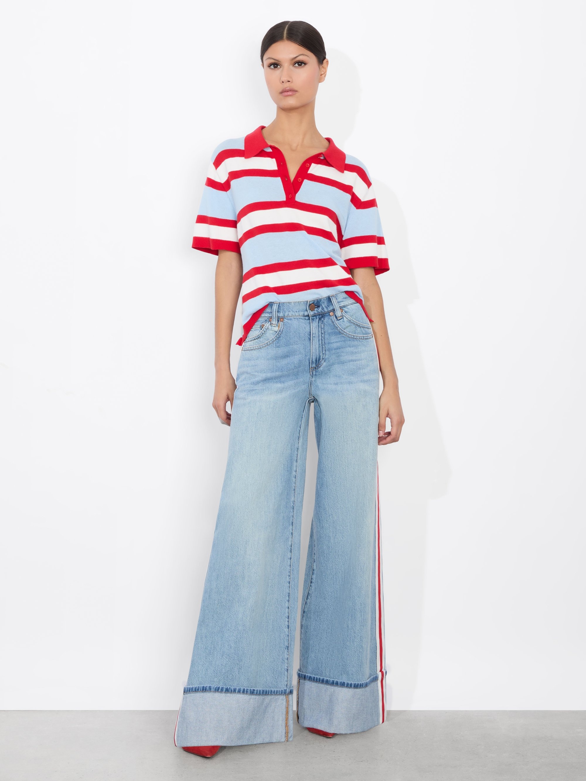 TILLIE STRIPED POLO - 6