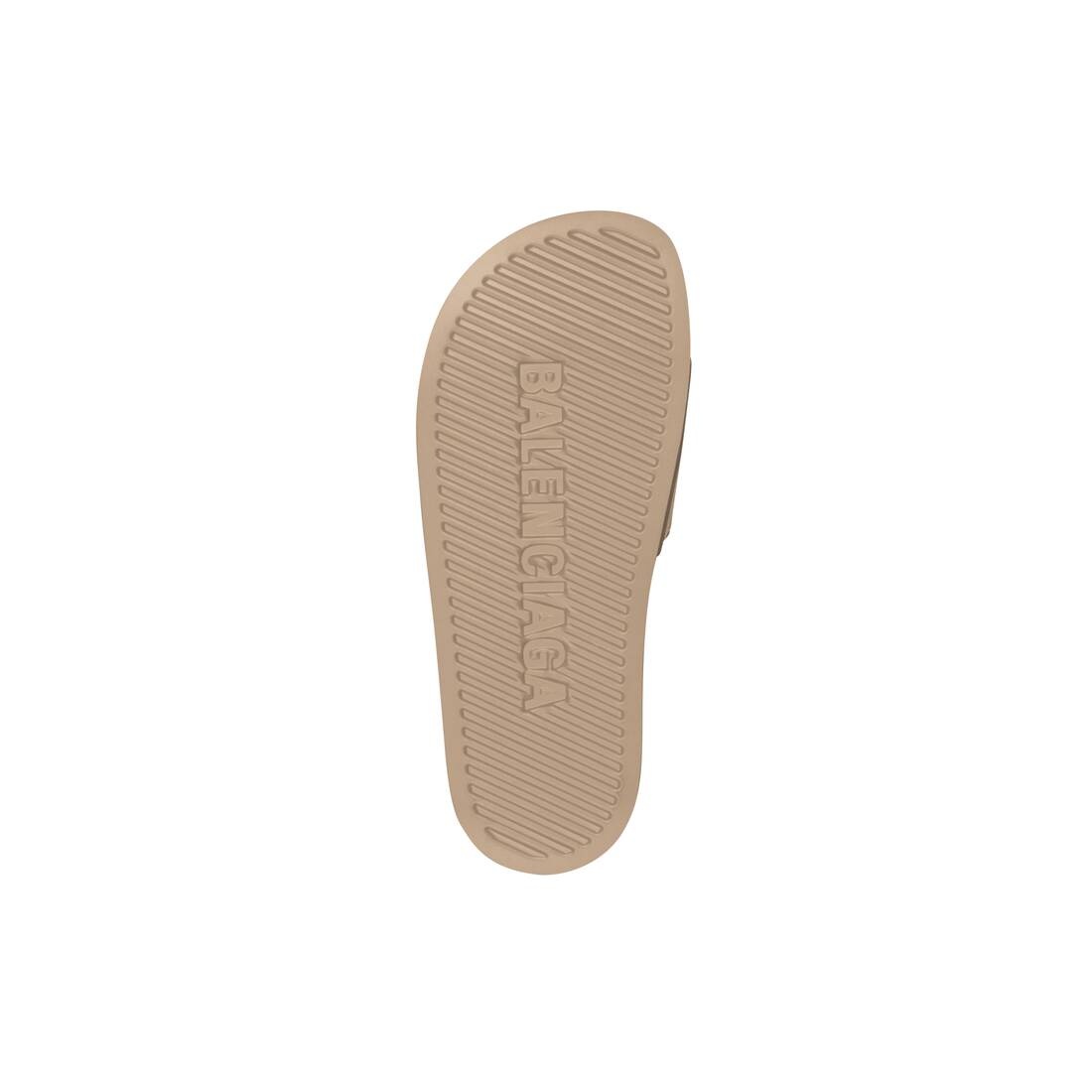 Women's Pool Slide Sandal in Beige - 6