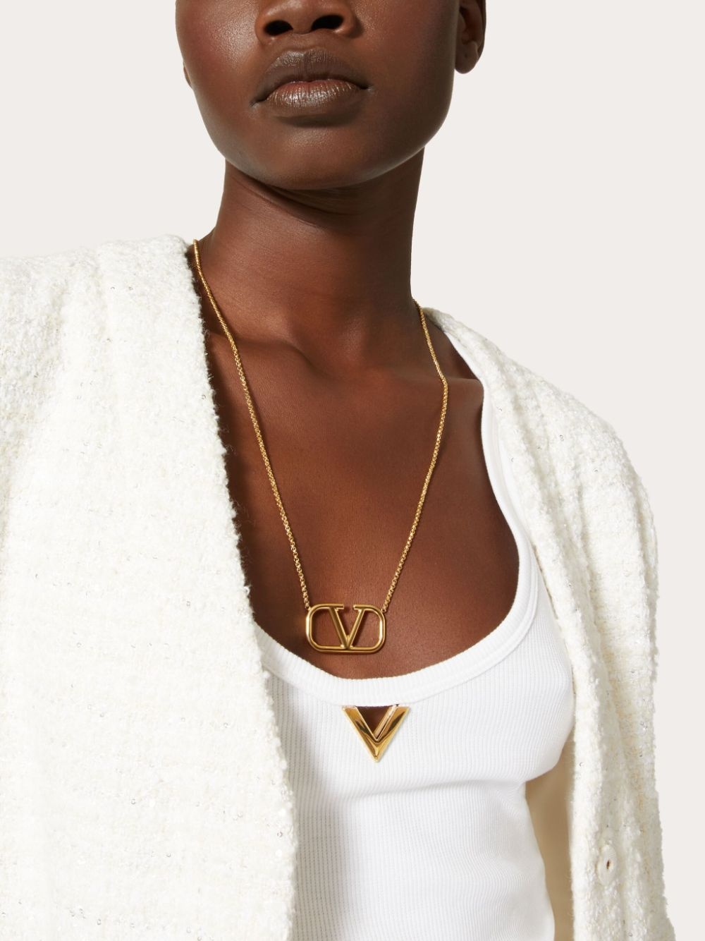VLogo Signature necklace - 5