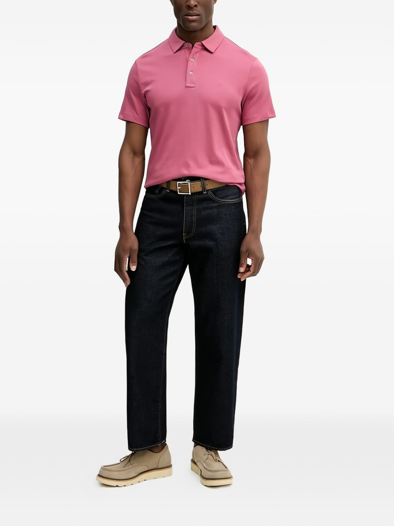 MICHAEL KORS buttoned short-sleeve polo shirt outlook