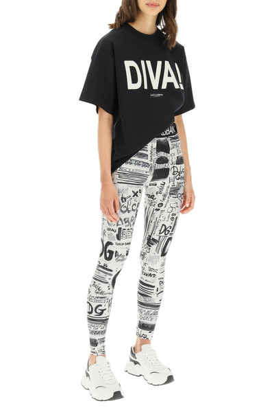 Dolce & Gabbana DIVA T-SHIRT WITH PATCH outlook