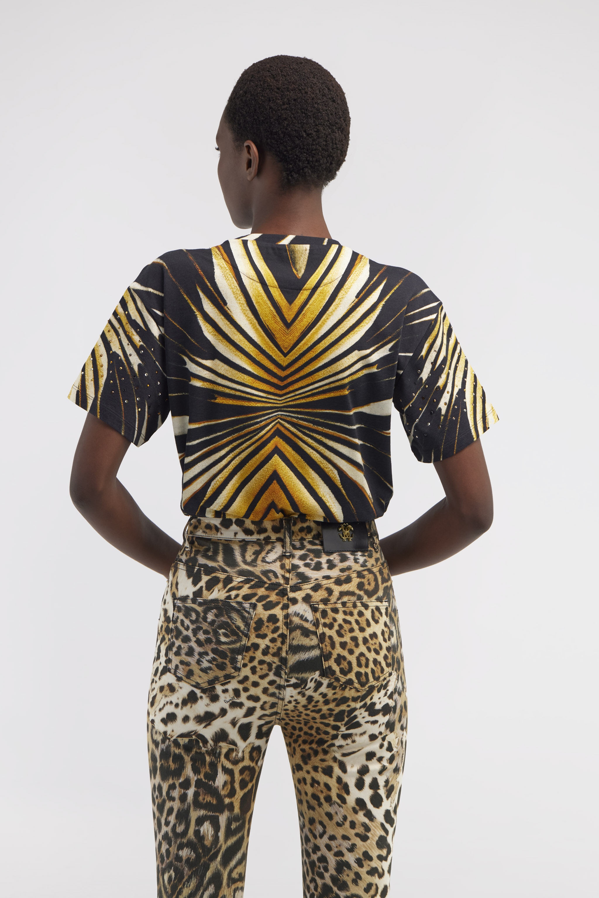 T-shirt with Ray of Gold print - 4