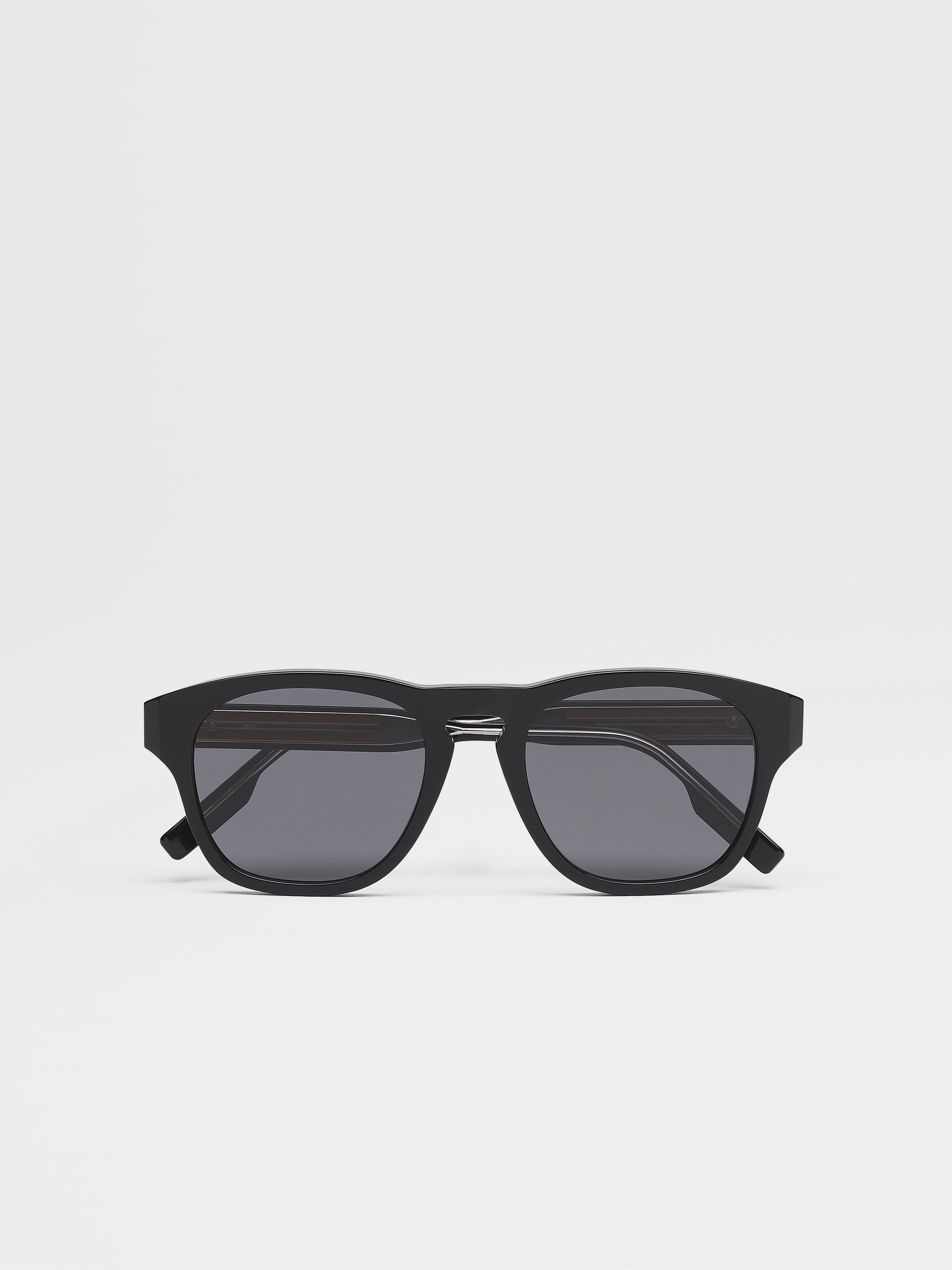 BLACK ACETATE SUNGLASSES - 1