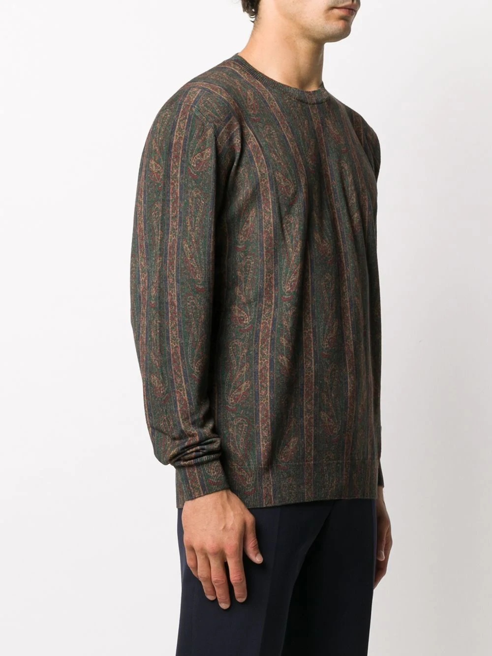 paisley knit jumper - 3