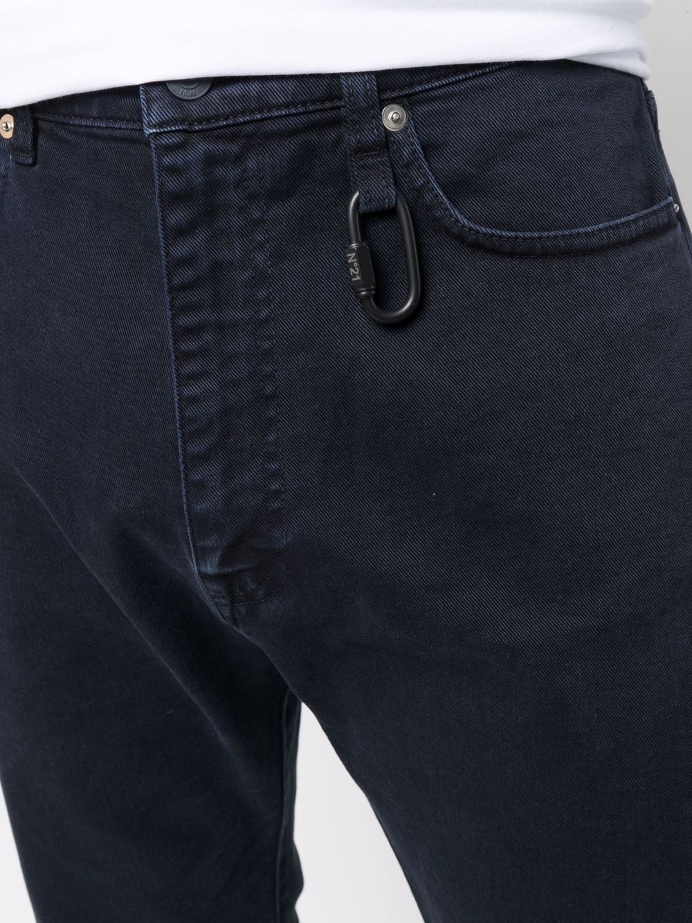 carabiner-detail straight-leg jeans - 5