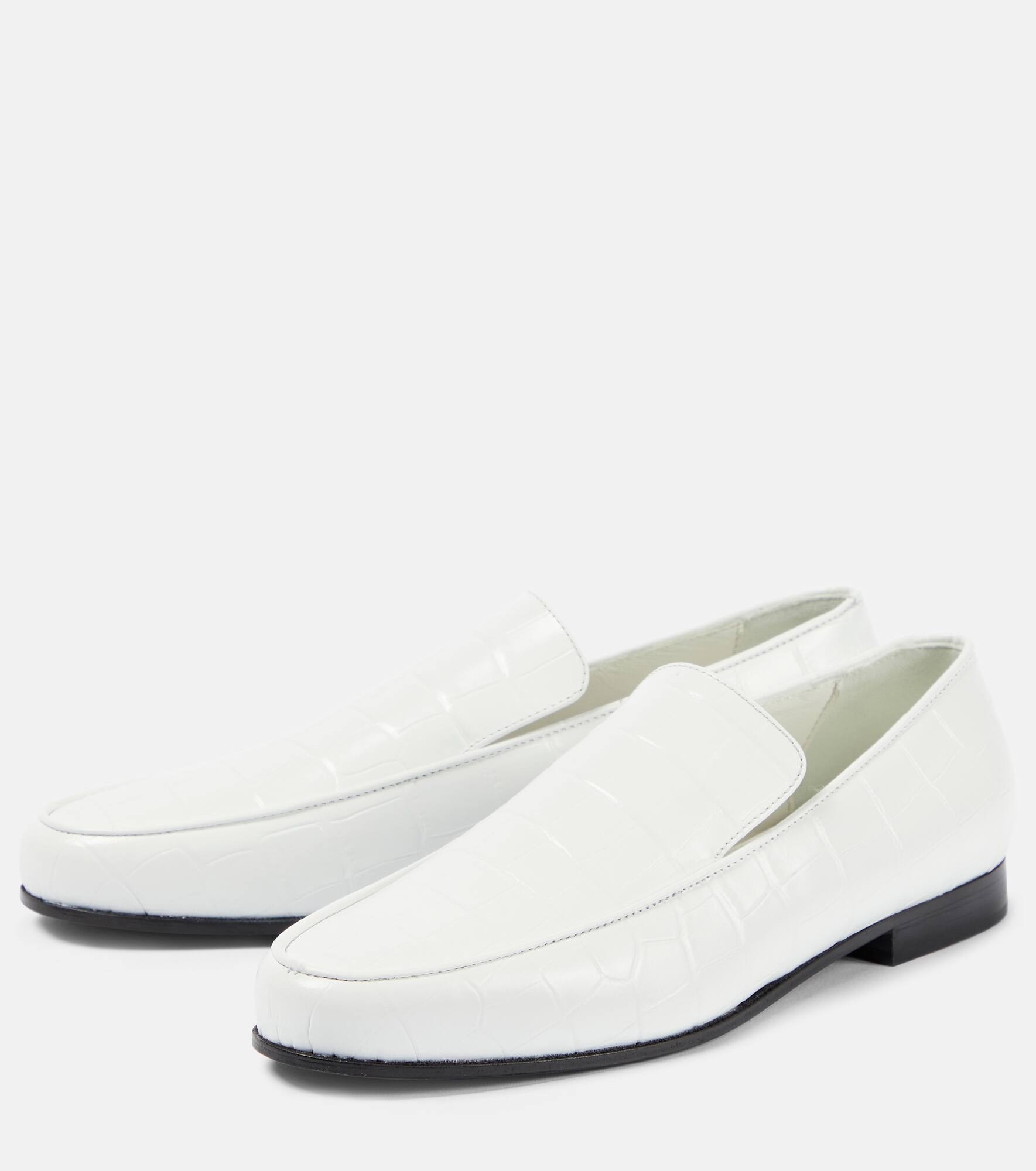 The Oval croc-effect leather loafers - 5