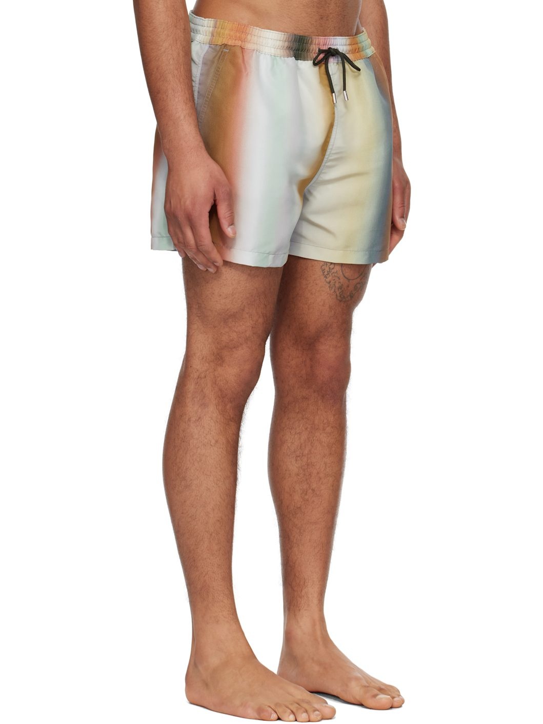 Multicolor Smith Stripe Swim Shorts - 2