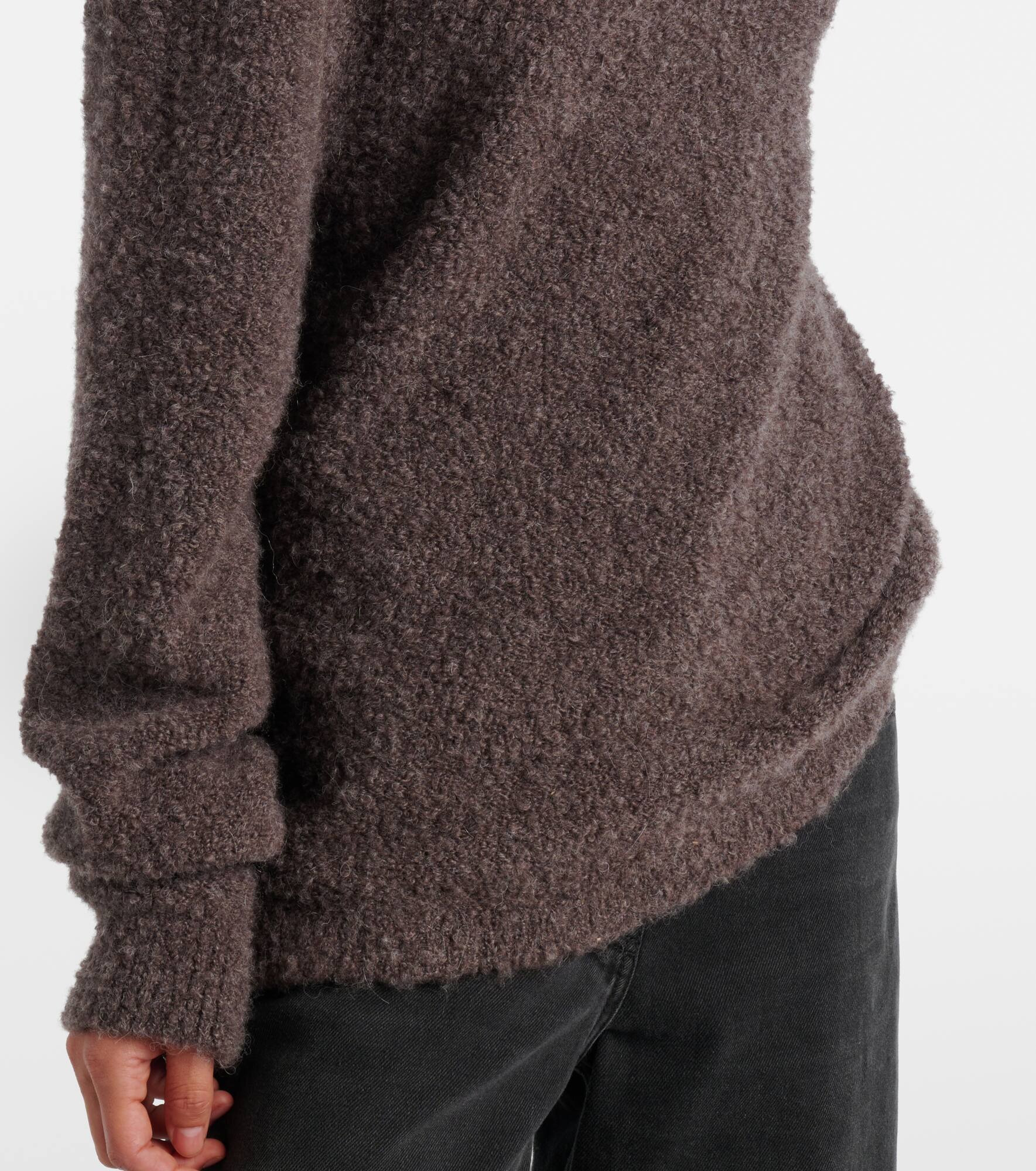 Leorina cashmere, alpaca, and silk sweater - 5