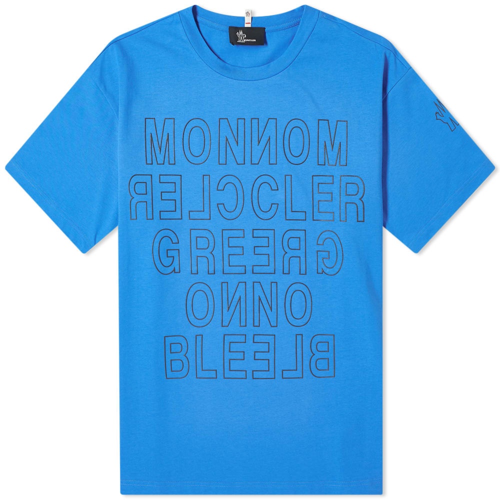 Moncler Grenoble Reverse Text Logo Tee - 1