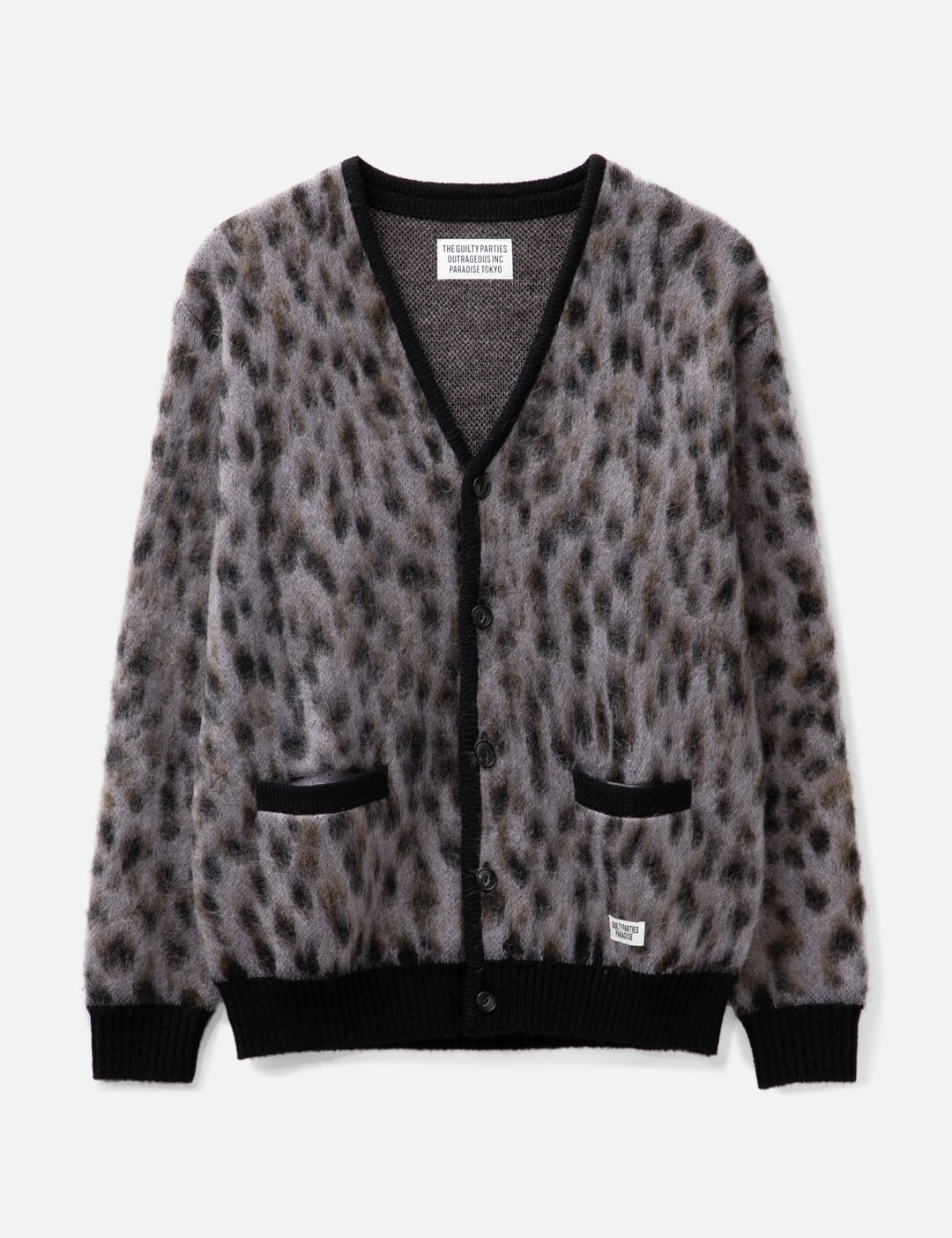 WACKO MARIA LEOPARD MOHAIR CARDIGAN (TYPE-1) | hbx | REVERSIBLE