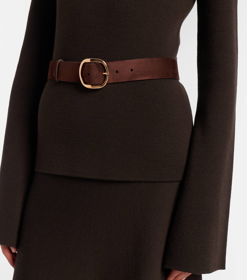 GABRIELA HEARST Elster suede belt outlook