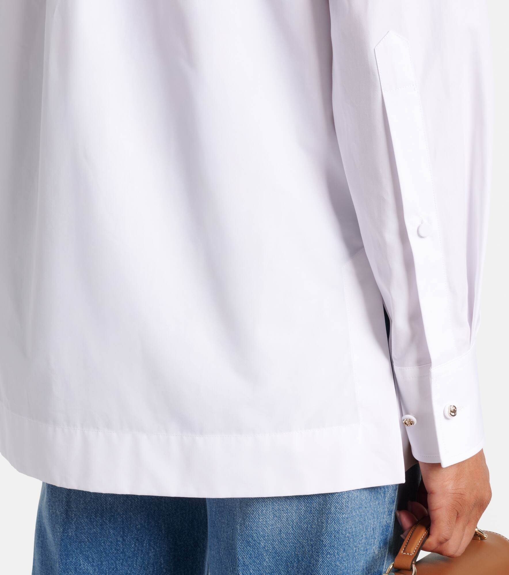Double G cotton poplin shirt - 5