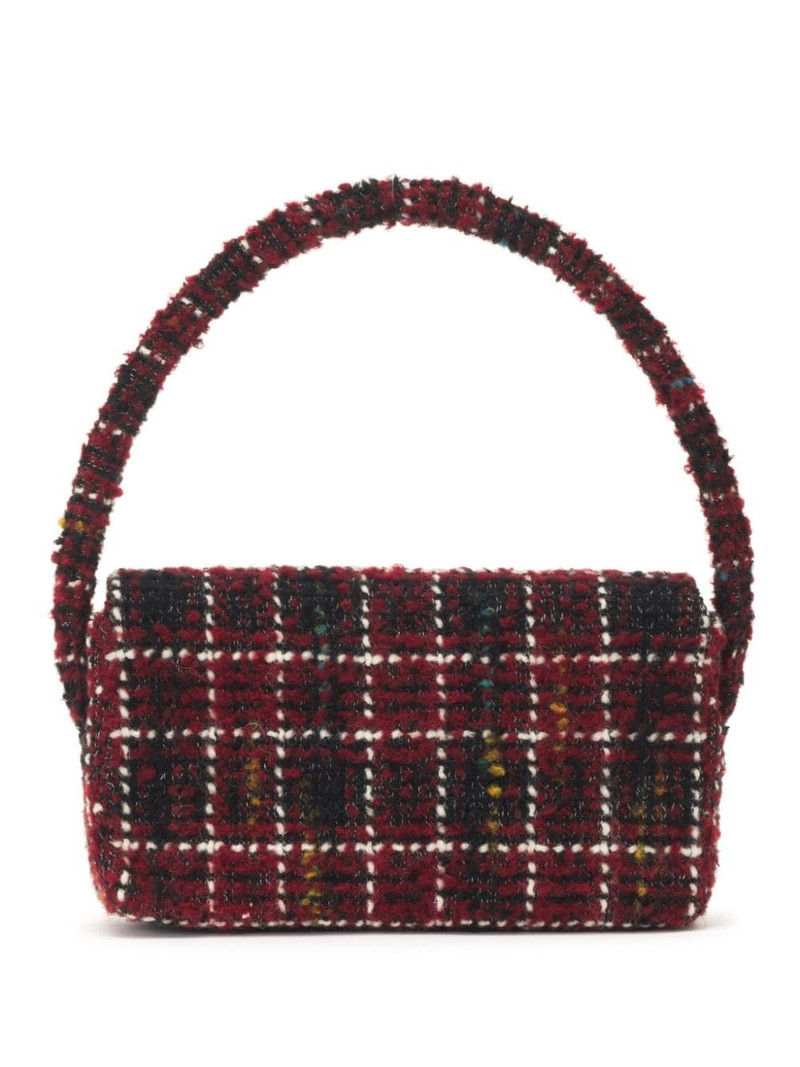 ANINE BING Nico plaid shoulder bag outlook