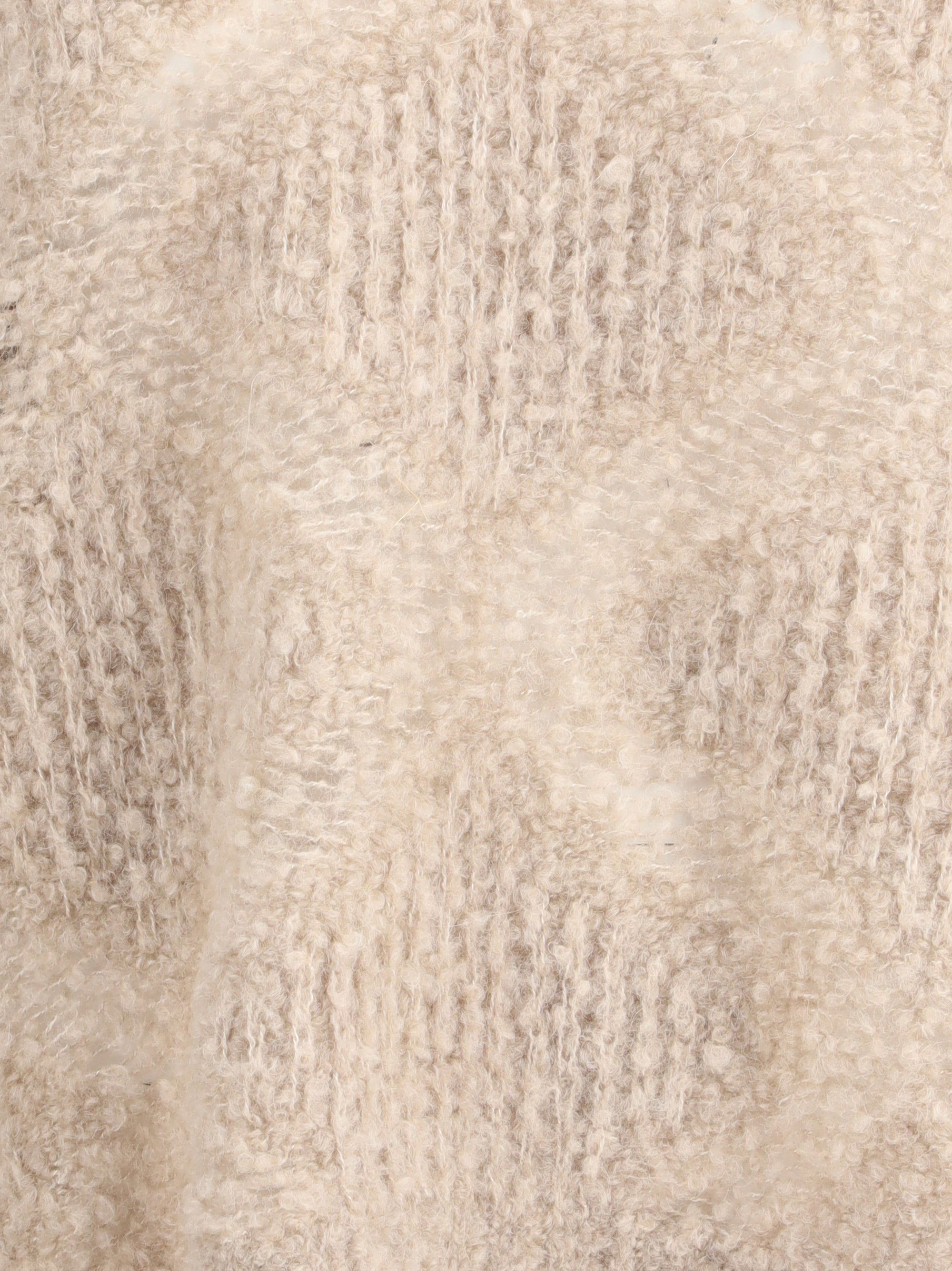 Giorgio Armani Women V-Neck Cashmere And Alpaca Blend Sweater - 3