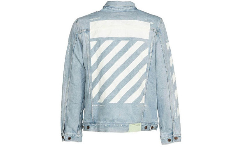 Off-White Off-White Classic Printing Jacket Denim Ordinary Version Blue OMYE001G20DEN0017101 outlook