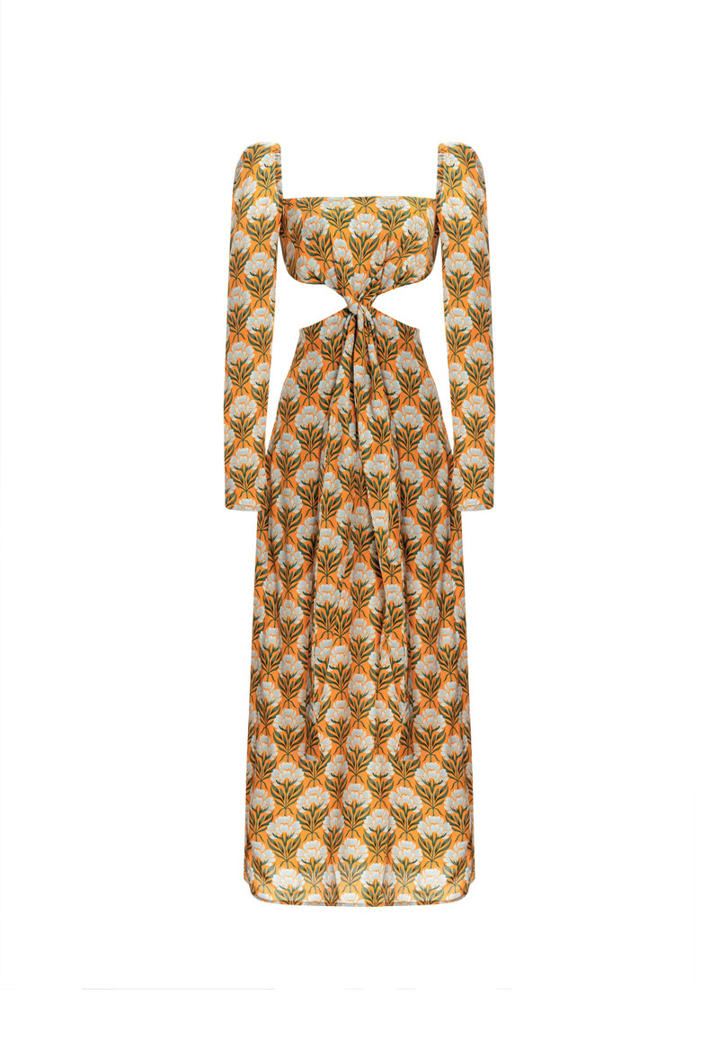 Cuarzo Semilla Otoño Maxi Dress 1