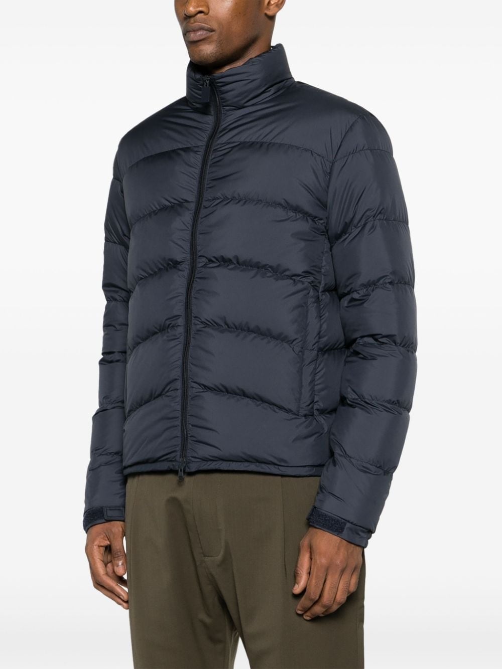 zip-up padded jacket - 3