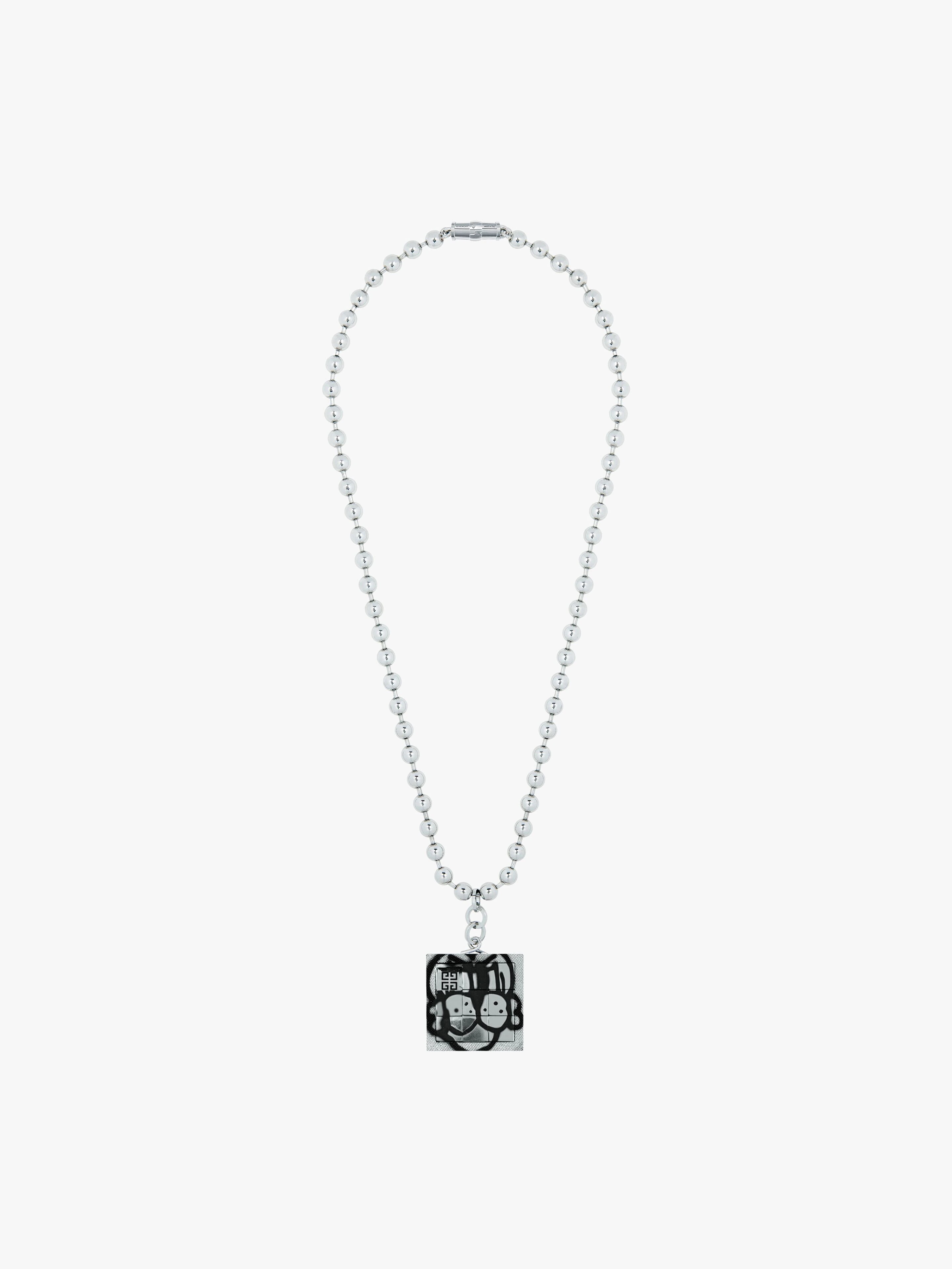 DOG PUZZLE TAG EFFECT PENDANT NECKLACE - 1