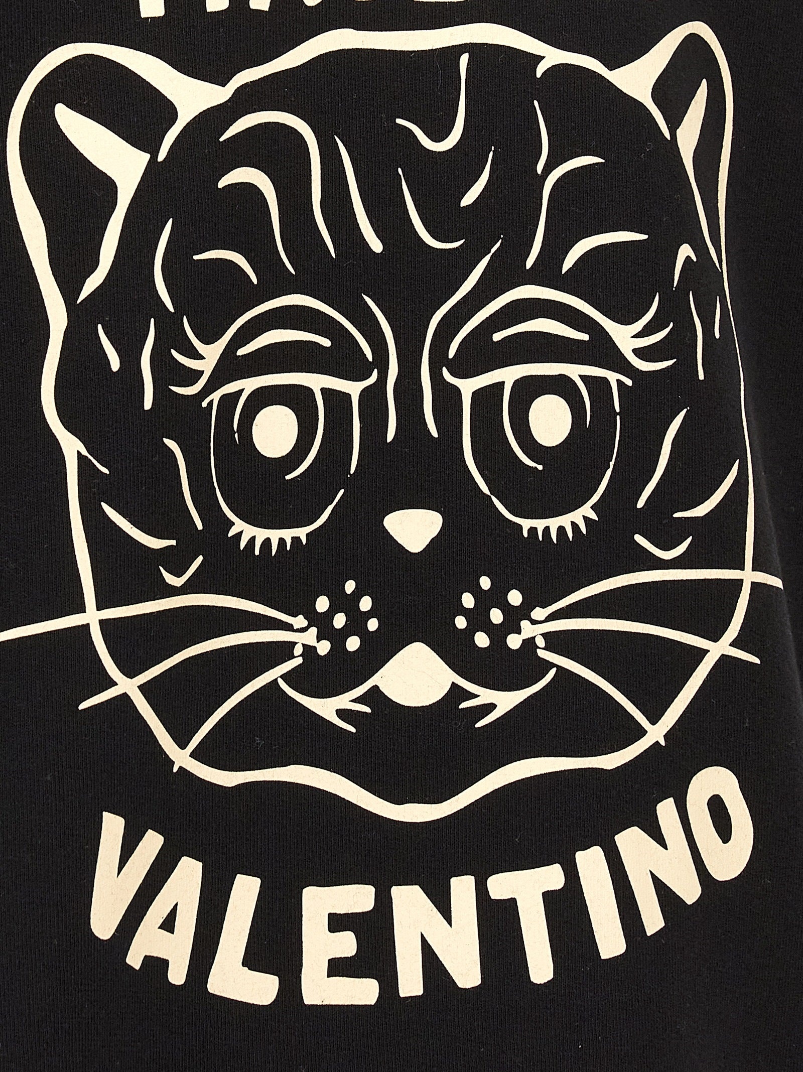 Valentino Garavani Hoodie Sweatshirt Black - 4