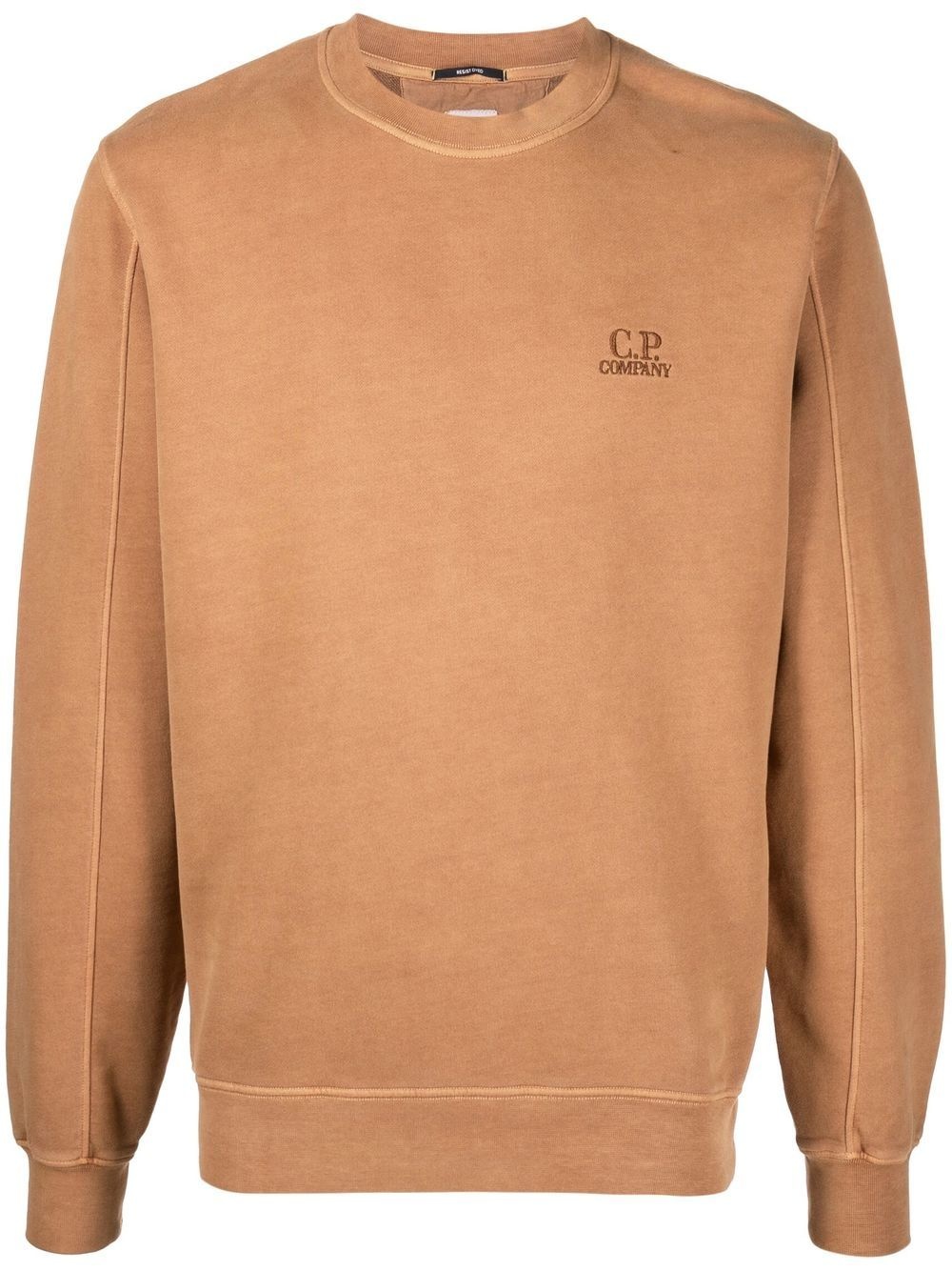 embroidered logo sweatshirt - 1