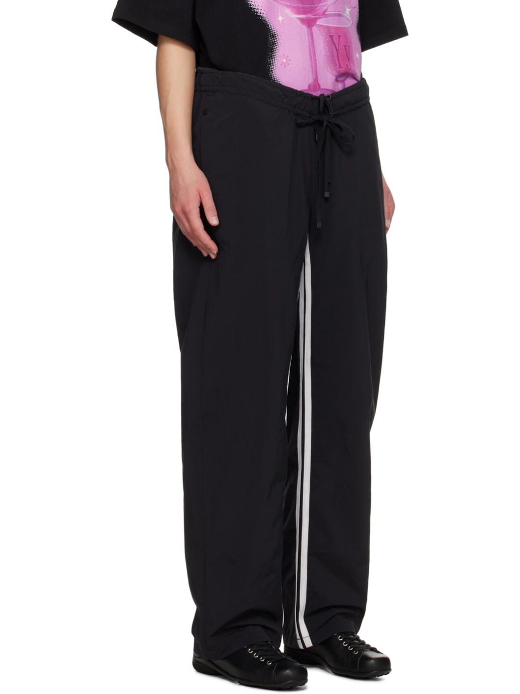 SSENSE Exclusive Black Drawstring Lounge Pants - 2