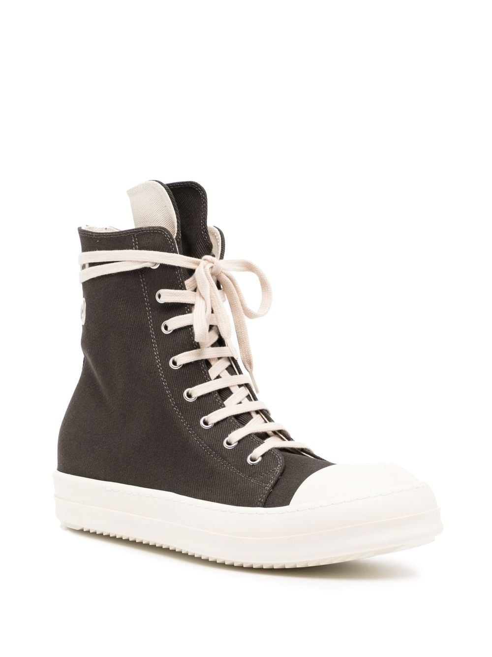 high-top lace-up sneakers - 2