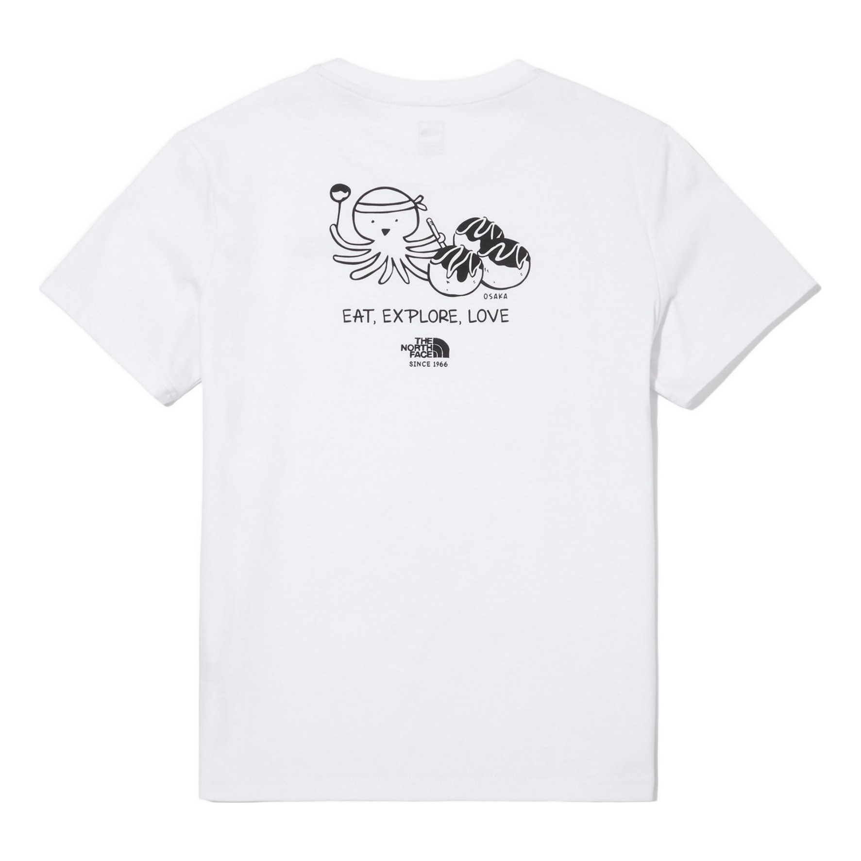 THE NORTH FACE City Travel T-Shirt 'White Black' NT7UN18B - 2