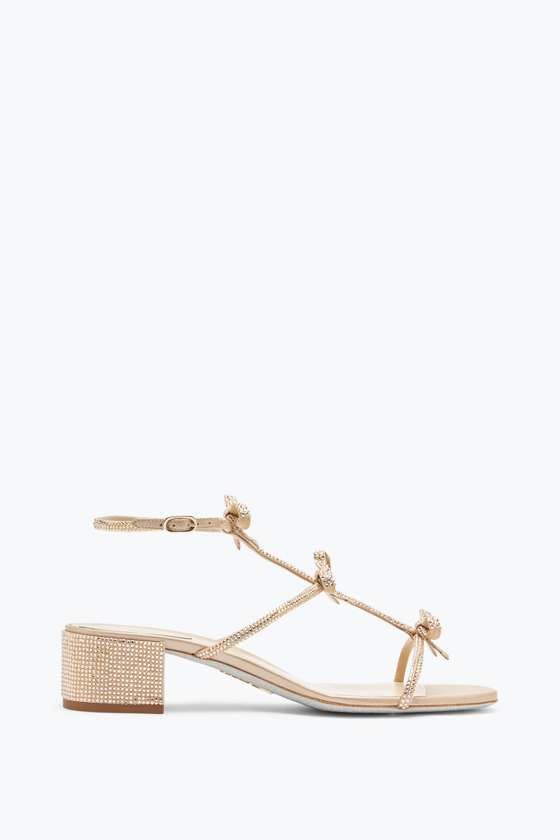 Caterina Crystal Beige Sandal 35 1