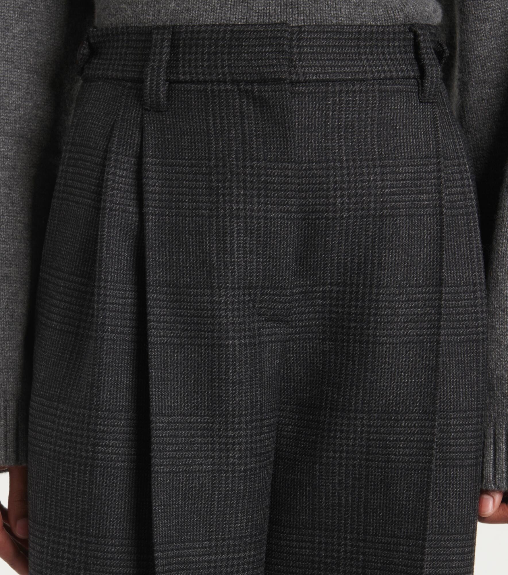 High-rise wool wide-leg pants - 4