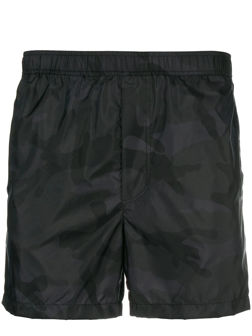 camouflage print swim shorts - 1