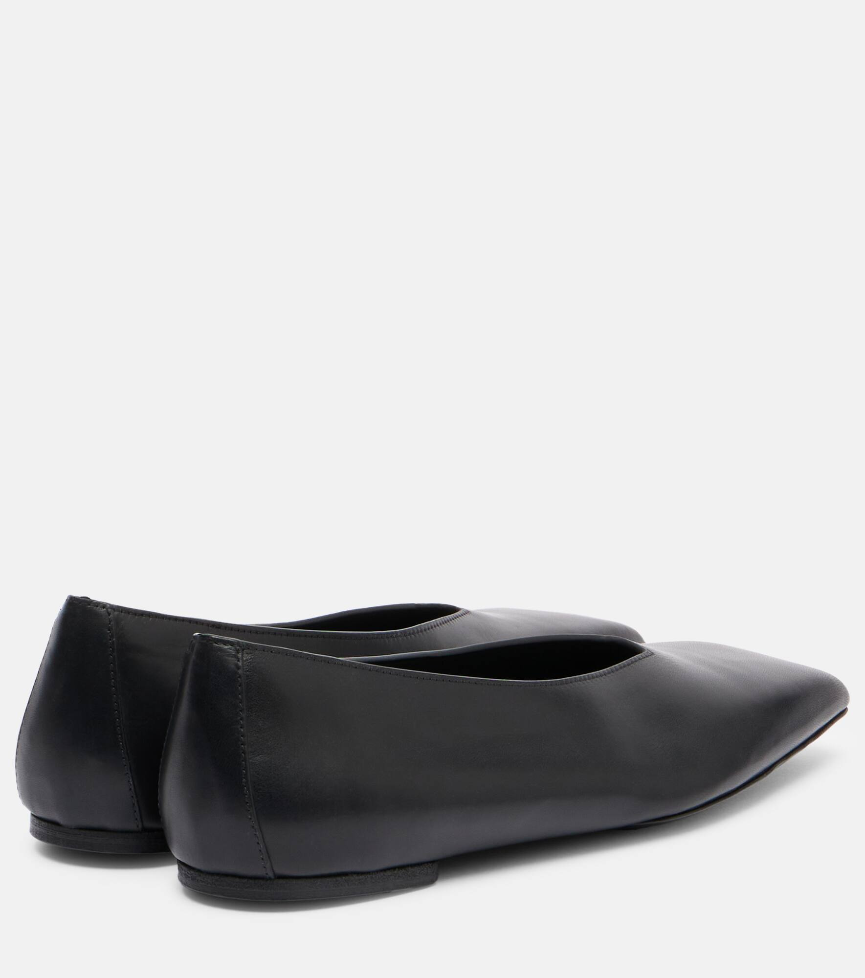 Leather ballet flats - 2
