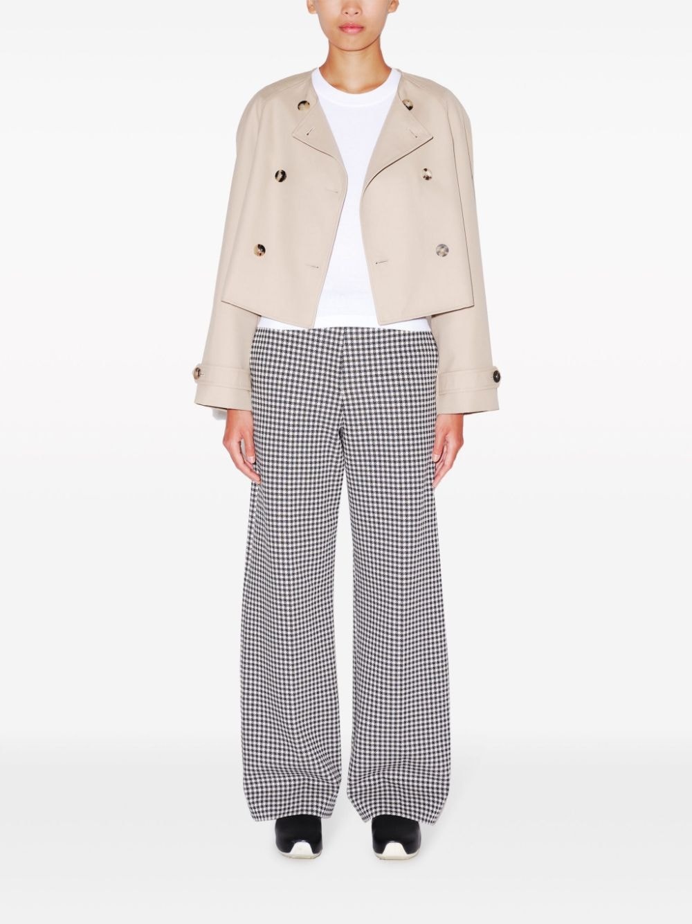 detachable-panel trench coat - 4