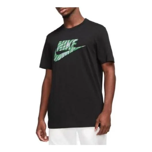 Nike Sportswear T-Shirt 'Black Green' FB9820-010 - 1