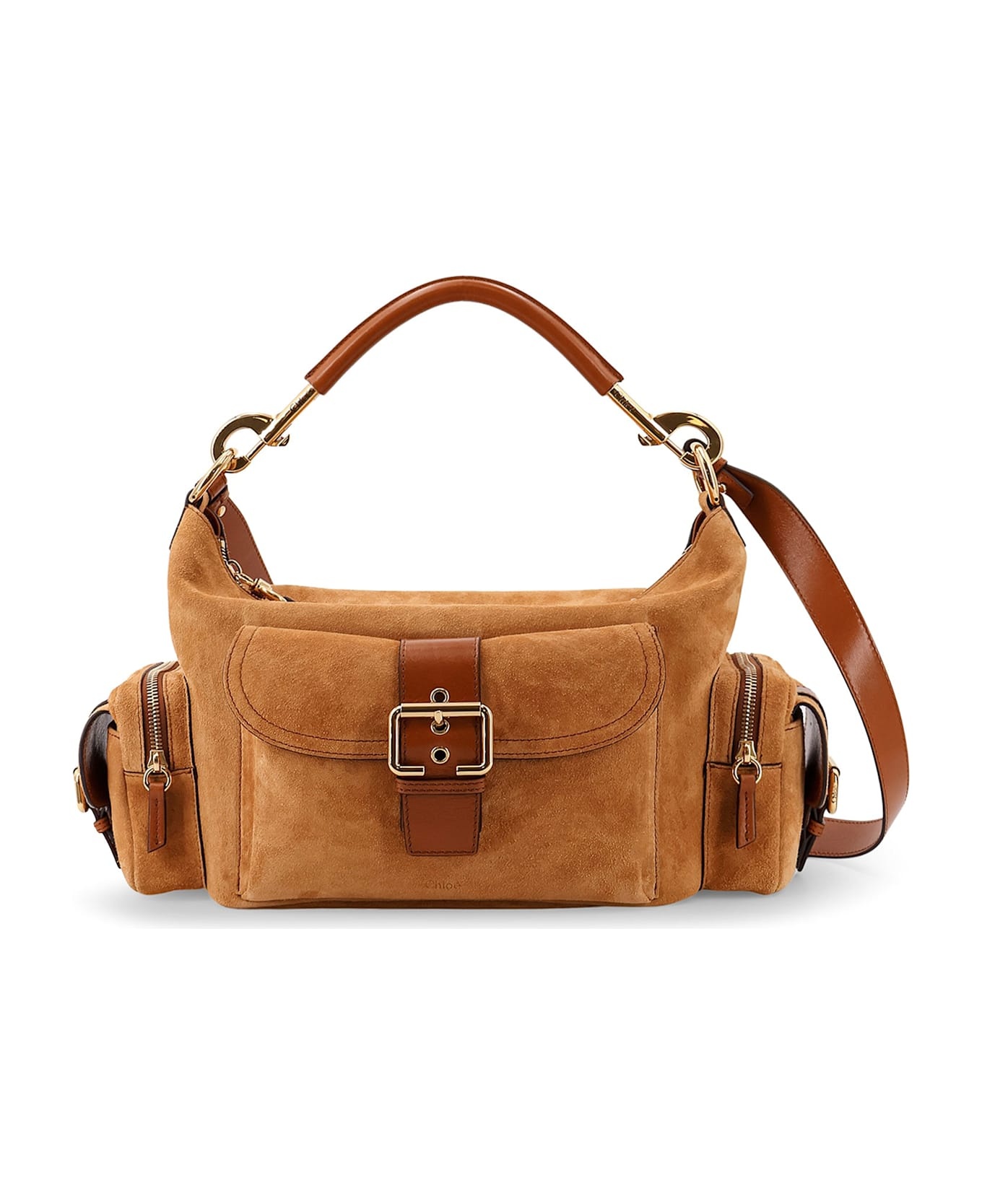 Camera Bag Suede Shoulder Bag - 1