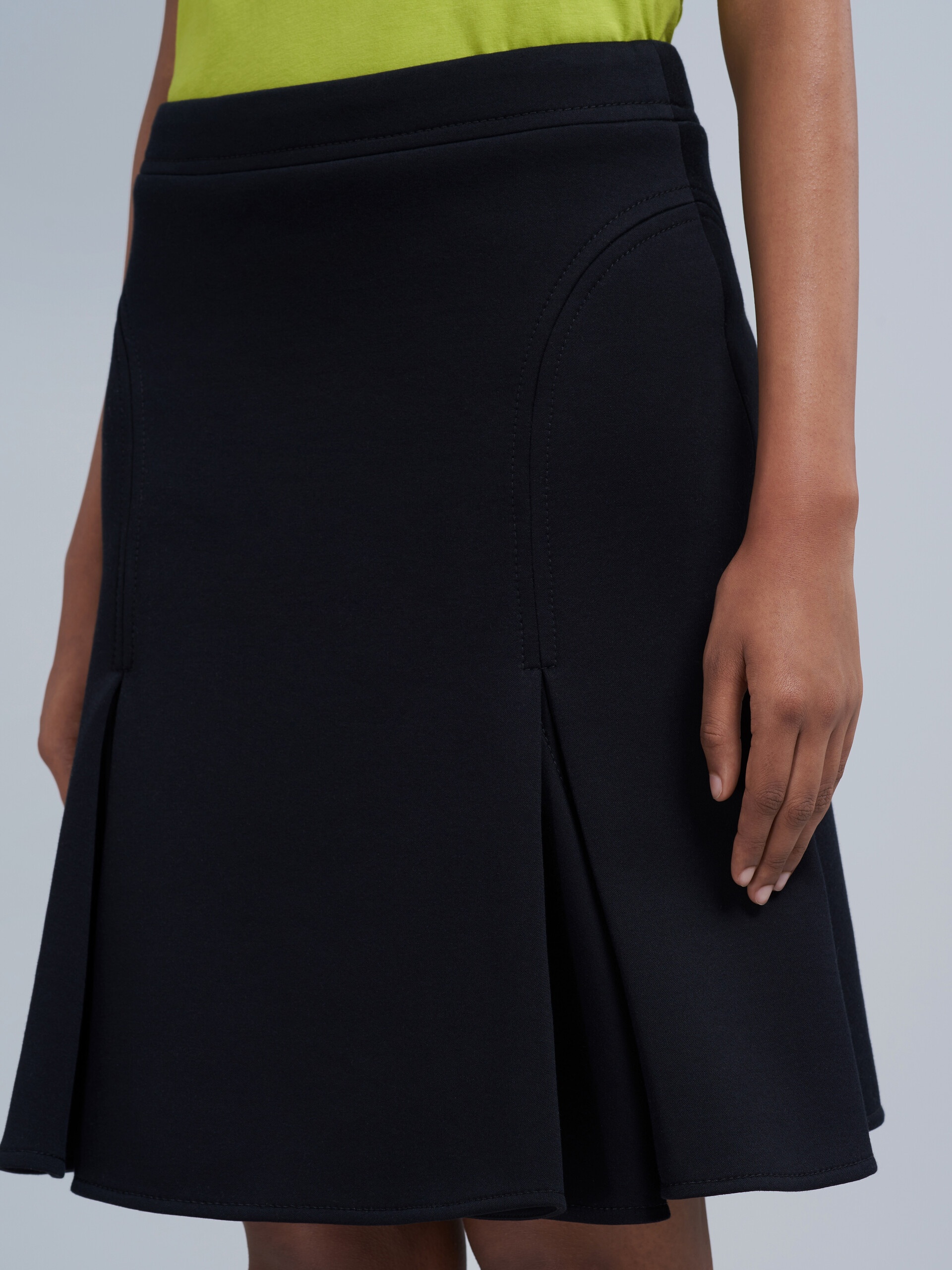 DOUBLE FACE JERSEY SKIRT - 4