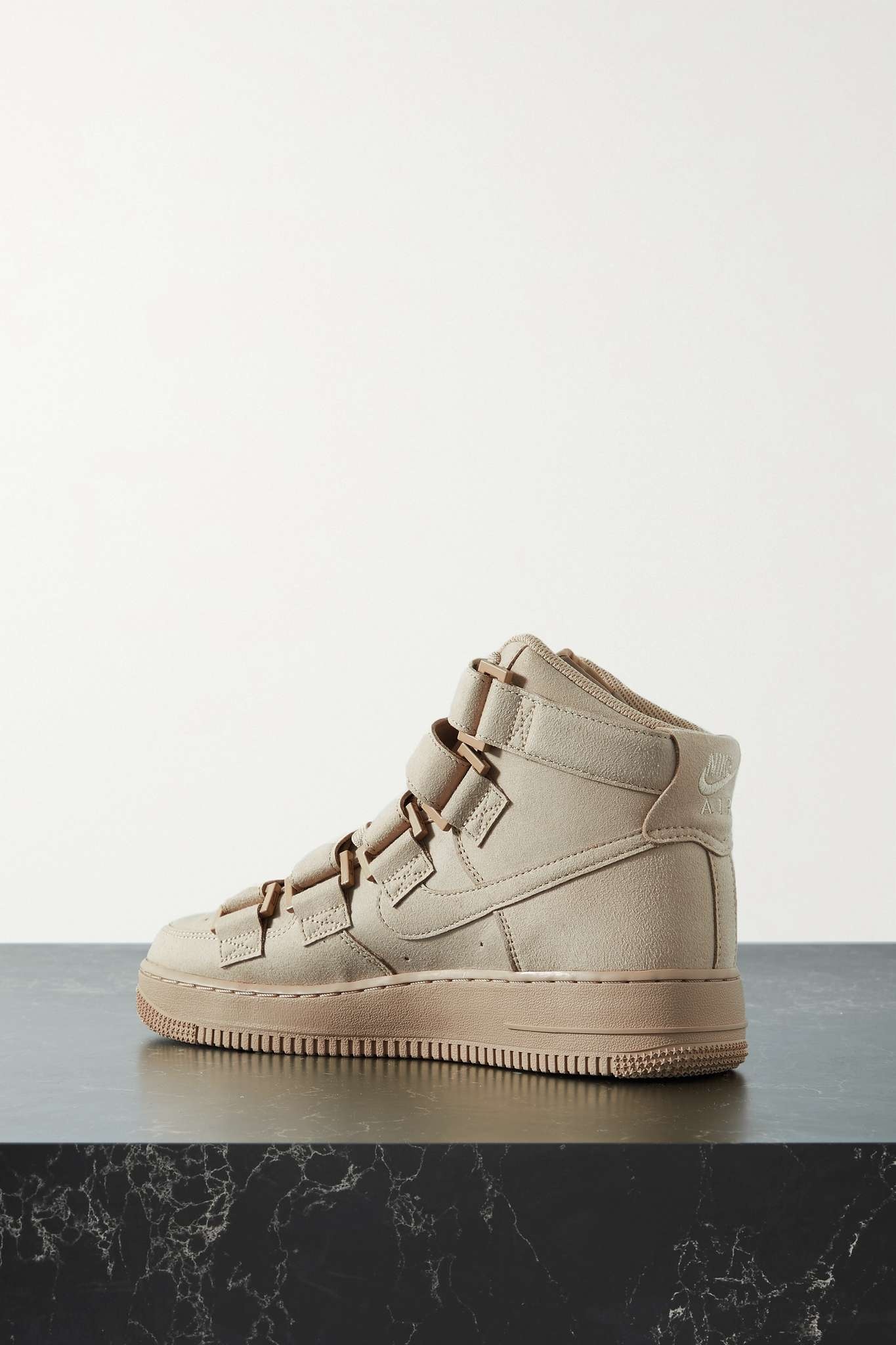 + Billie Eilish Air Force 1 felt high-top sneakers - 3