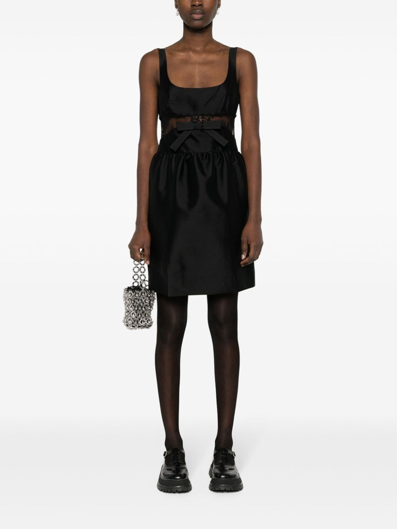 SHUSHU/TONG lace-embellished mini dress outlook