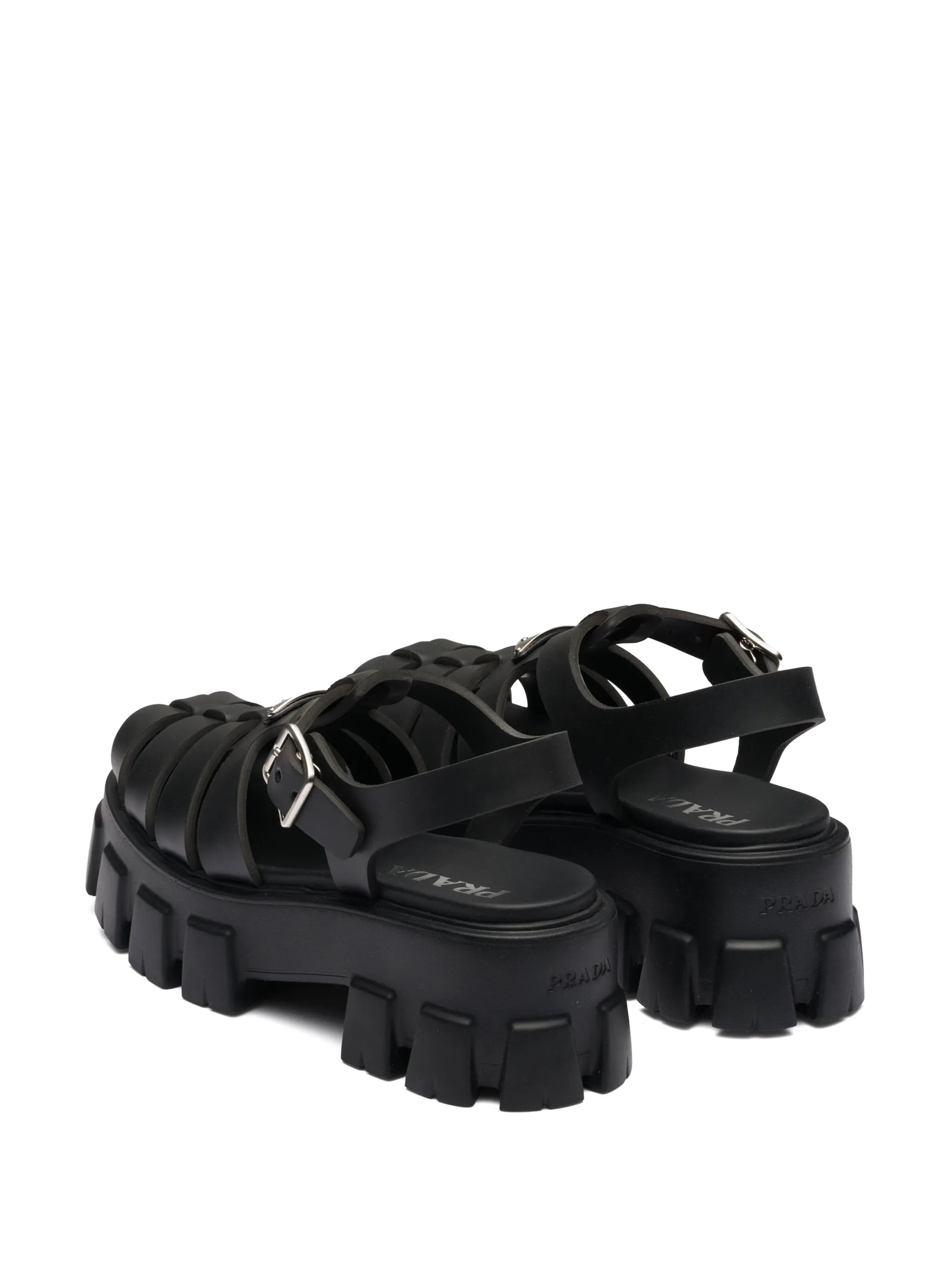 55mm Caged Platform Sandals - 2