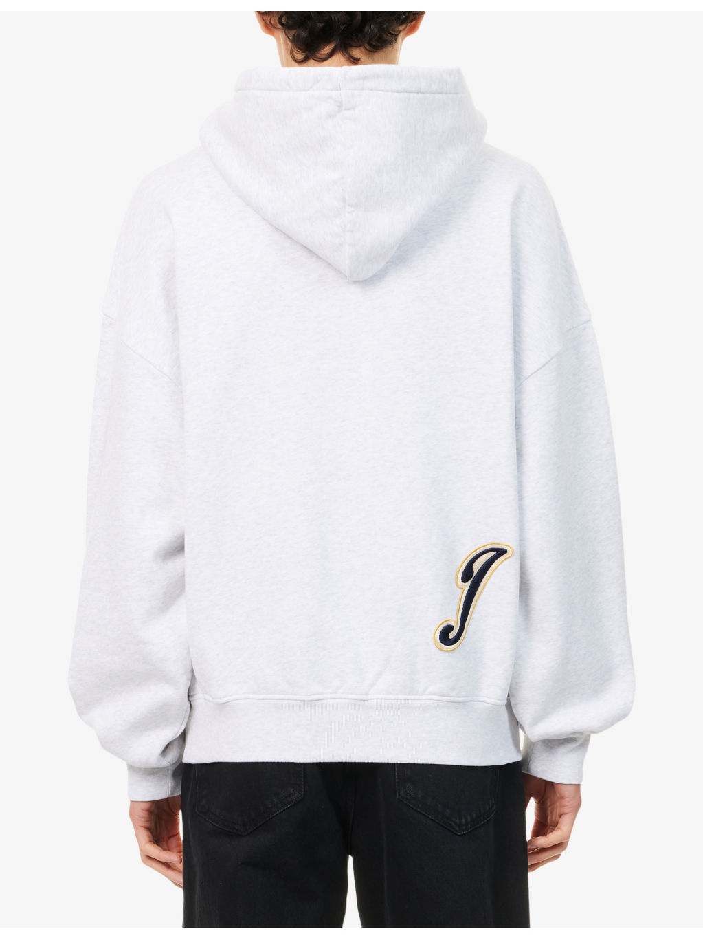 Le Hoodie Embroidered-Logo Cotton Hoody - 4