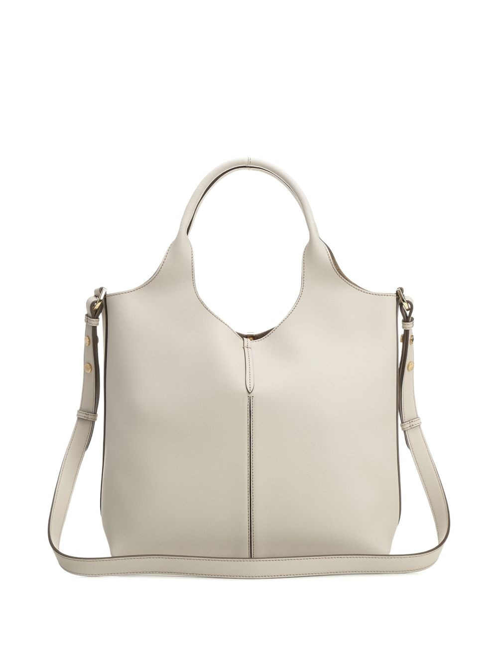 top-handle leather tote bag - 2