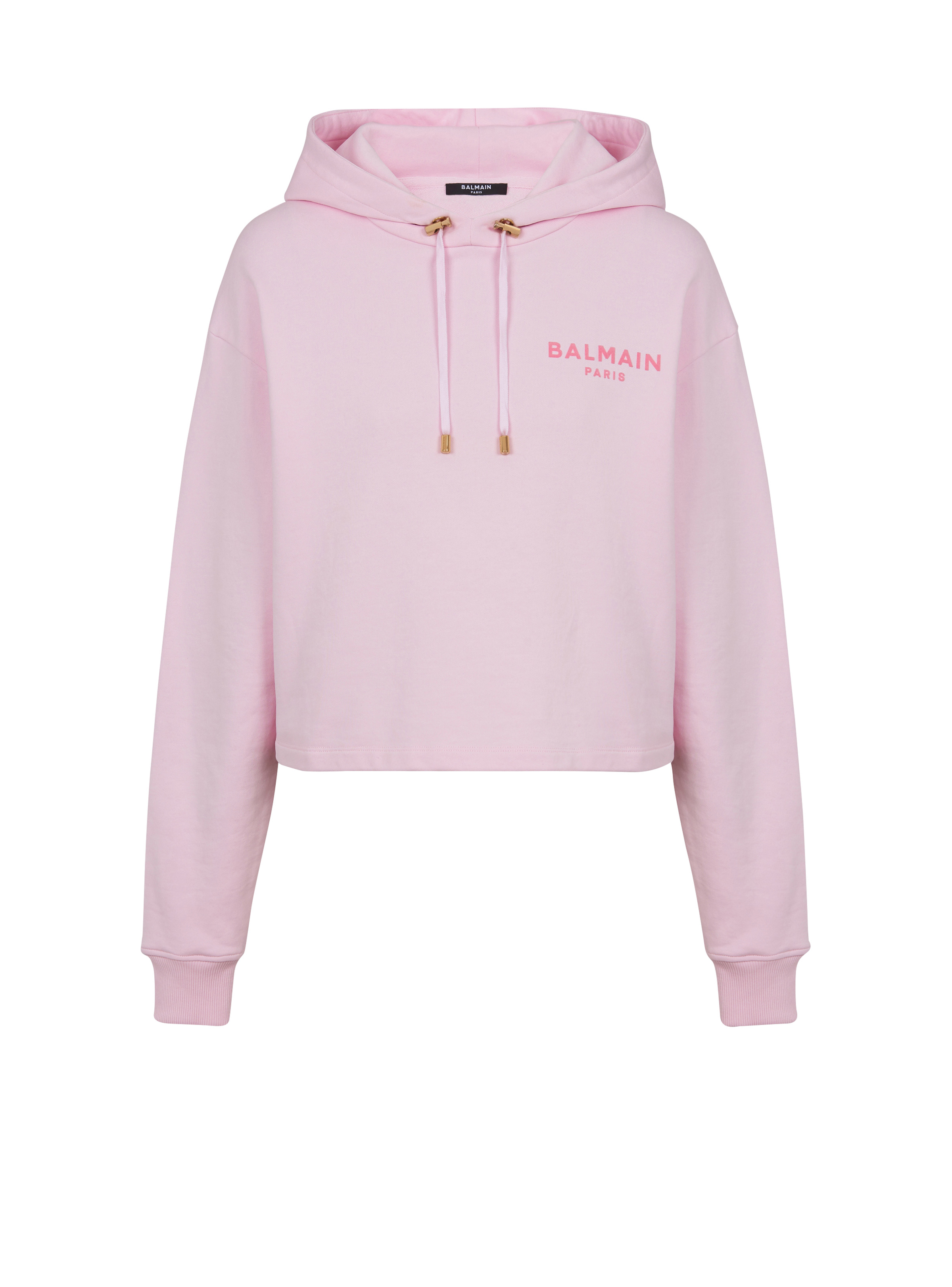 Flocked Balmain Paris hoodie - 1