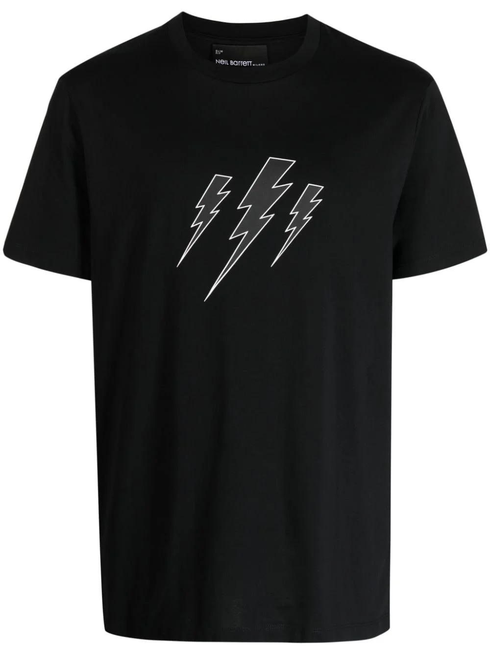 Thunderbolt-print cotton T-shirt - 1