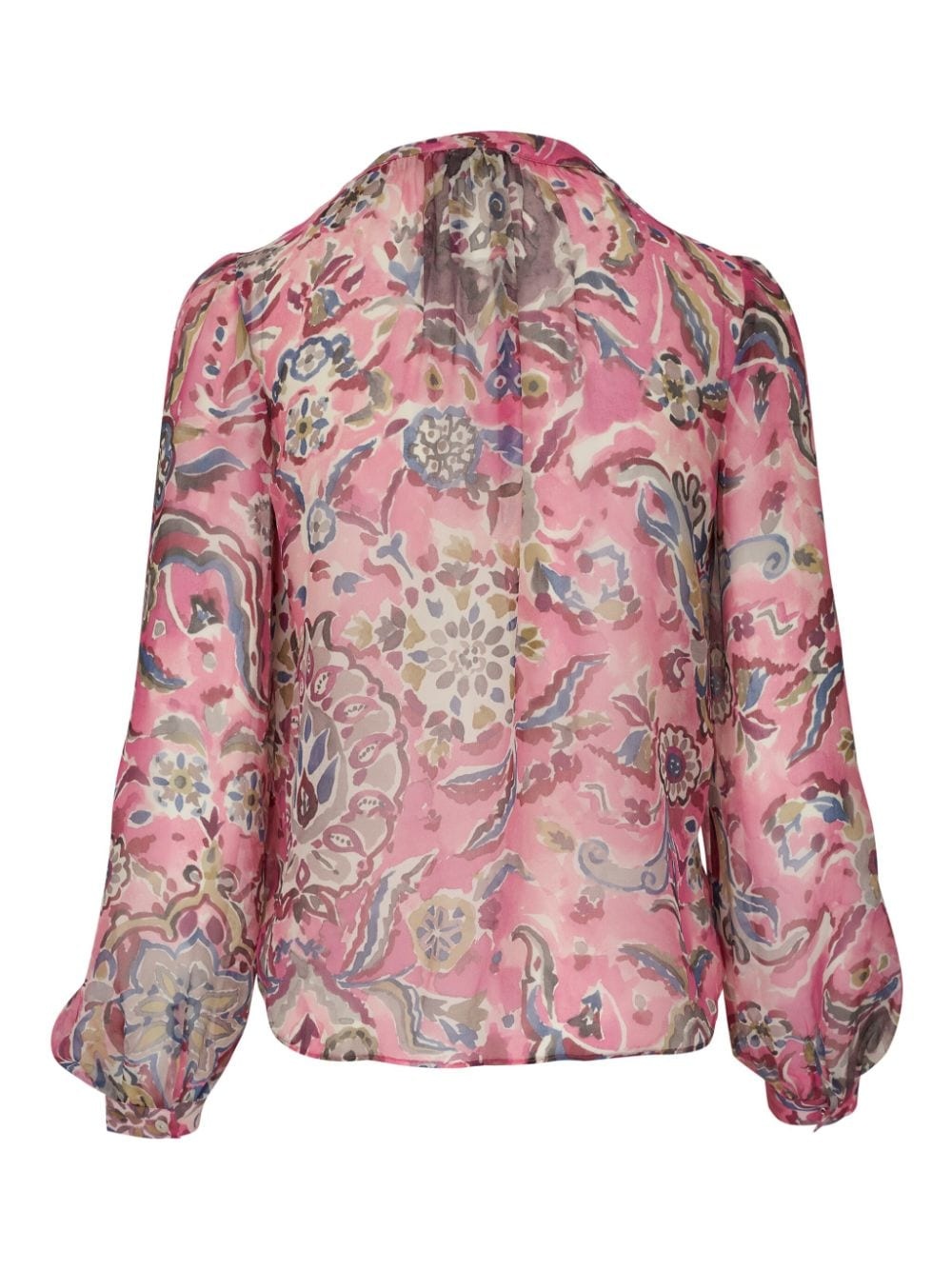 Ashlynn floral silk blouse - 2