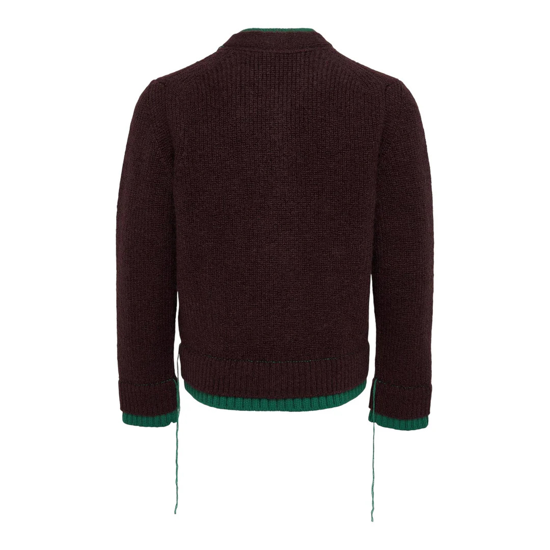 Wool Knit Cardigan - 2
