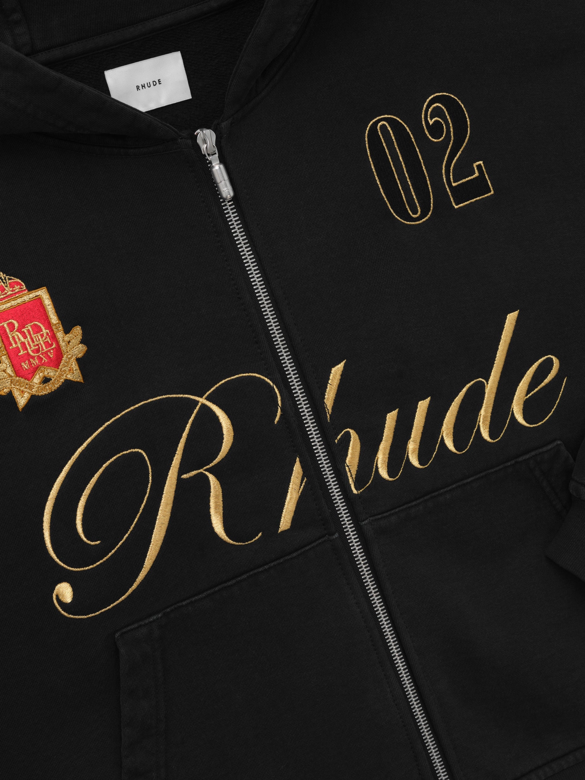 GSTAAD RHUDE ZIP UP HOODIE - 5