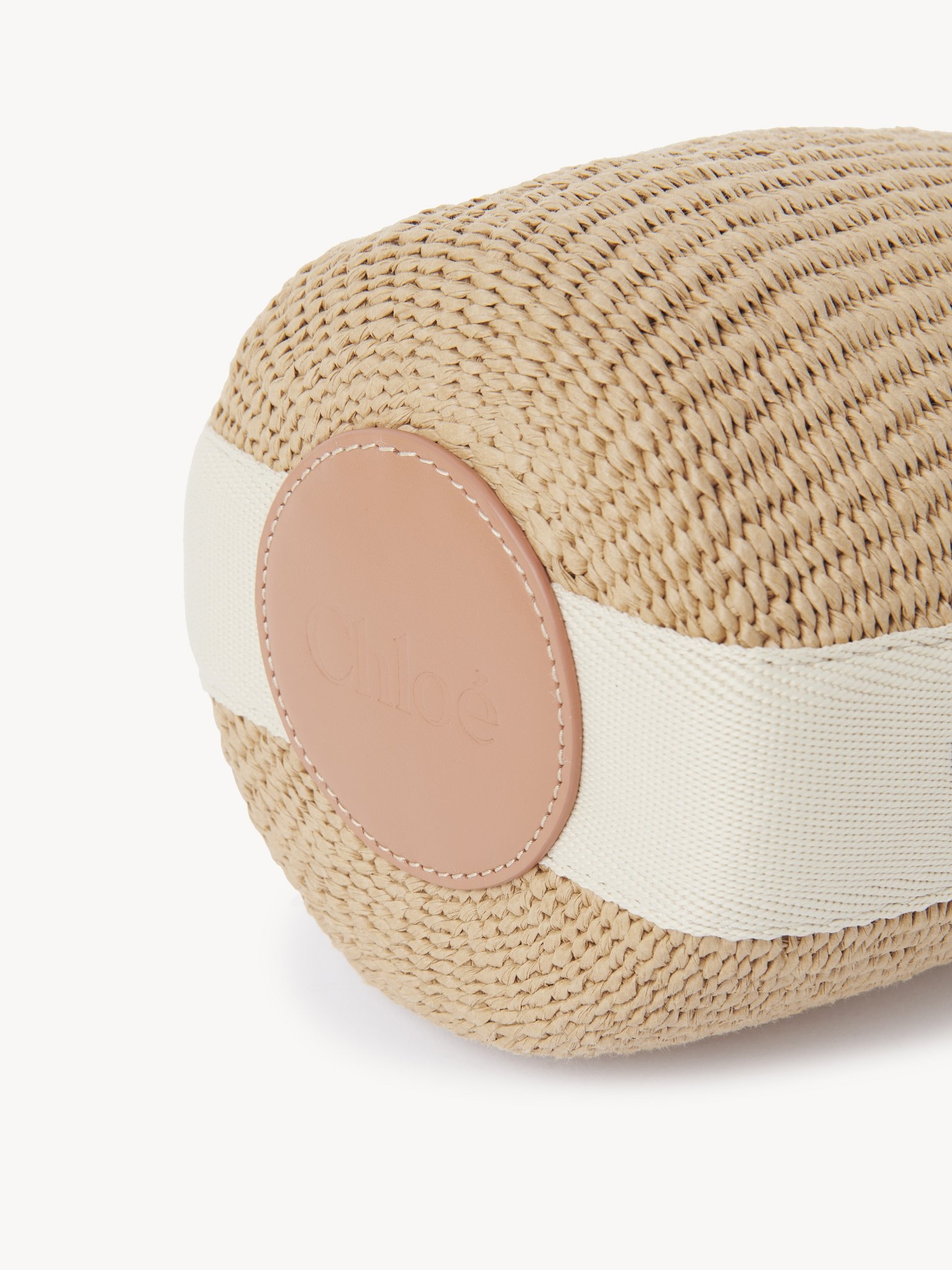 SMALL WOODY BASKET IN NATURAL FIBERS - 6
