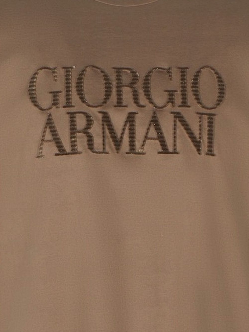 GIORGIO ARMANI round-neck T-shirt outlook